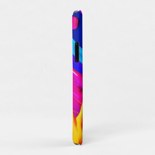 Abstract Neon Verfspat Design Case-Mate iPhone Case (Achterkant/rechts)