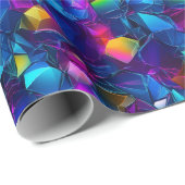 Abstract Neon Wonderland Cadeaupapier (Rol Hoek)
