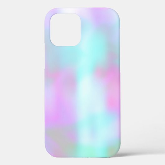 Abstract nep-hologram Kleurrijk Roze Blauw Case-Mate iPhone Case (Achterkant)