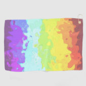 Abstract Neurogender Pride Vlag Golfhanddoek (Horizontaal)