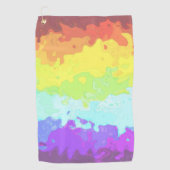 Abstract Neurogender Pride Vlag Golfhanddoek (Voorkant)