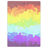 Abstract Neurogender Pride Vlag Klembord (Achterkant)