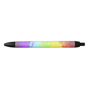 Abstract Neurogender Pride Vlag Zwarte Inkt Pen