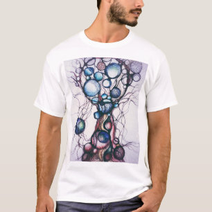 Abstract Neurografische Kunst Boom Grafische T-Shi T-shirt