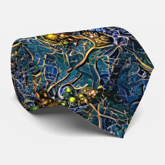 Abstract neuron stropdas (Opgerold)