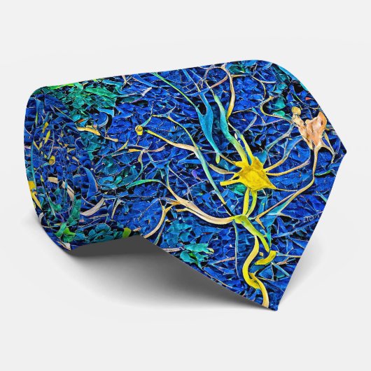 Abstract Neuron Stropdas (Opgerold)