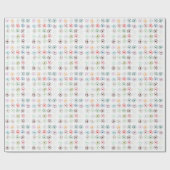 Abstract neuronaal multicolor Art Sierkussen Cadeaupapier (Vlak)