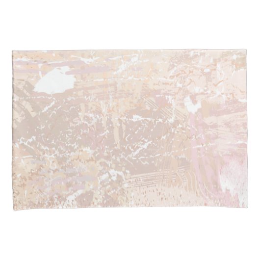 Abstract Neutraal Mengsel Kussensloop (Voorkant-Rechts)