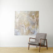 Abstract neutraal schilderij wandwandtapijt wandkleed (In Situ (horizontaal))