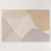 Abstract-neutrale tonen legpuzzel (Horizontaal)