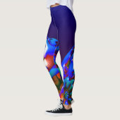 Abstract New age Fractal Ontworpen Leggings (Links)