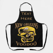Abstract New Orleans Design tekst toevoegen, Schor Schort (Voorkant)