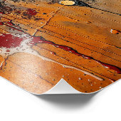 Abstract New York City Skyline Foto Afdruk (Hoek)