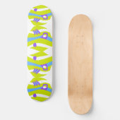 Abstract Noah's Ark Groen Paarse Blauw Persoonlijk Skateboard (Voorkant)