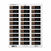 Abstract noordelijk herfst etiket (Full Sheet)