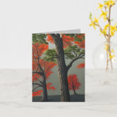 Abstract noordelijk herfst kaart (Gele Bloem)
