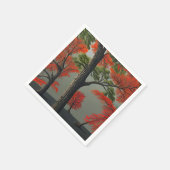 Abstract noordelijk herfst servet (Hoek)