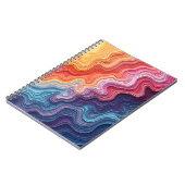 Abstract Notebook colorful Notitieboek (Linkerzijde)