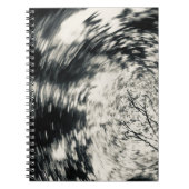 Abstract Notitieboek in zwart-wit (Voorkant)