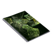 Abstract Notitieboek met verdraaide balans (Rechterzijde)
