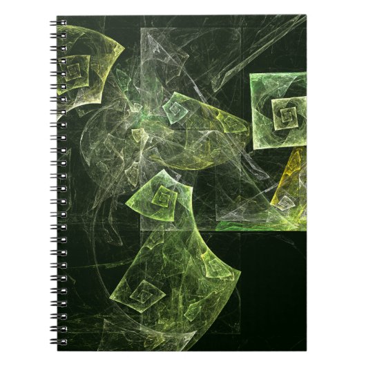 Abstract Notitieboek met verdraaide balans (Voorkant)