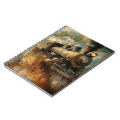 Abstract  Notitieboek van de treinmotor (Linkerzijde)