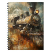 Abstract  Notitieboek van de treinmotor (Voorkant)