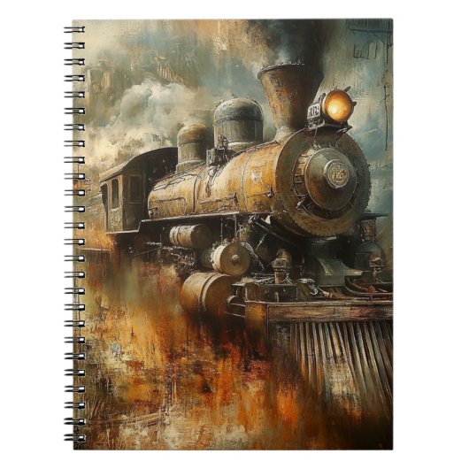 Abstract  Notitieboek van de treinmotor (Voorkant)