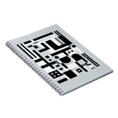 Abstract Notitieboek van het moderne net (Rechterzijde)