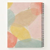 Abstract Notitieboek voor kleurrijke prijsopgave (Achterkant)