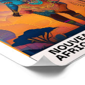 Abstract Nouveau Afrikaans Poster (Hoek)