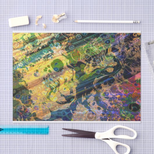 Abstract nr. 125 tissuepapier (Craft)