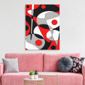 Abstract nr. 184 canvas afdruk (Insitu (Woonkamer))