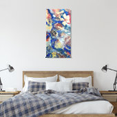 Abstract nr. 1 canvas afdruk (Insitu (Slaapkamer))