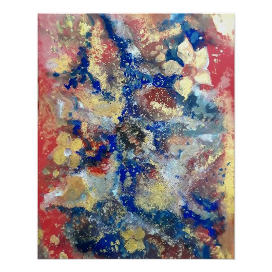 Abstract nr. 1 perfect poster (Voorkant)