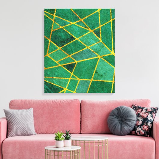 Abstract Nr. 245 Canvas Afdruk (Insitu (Woonkamer))