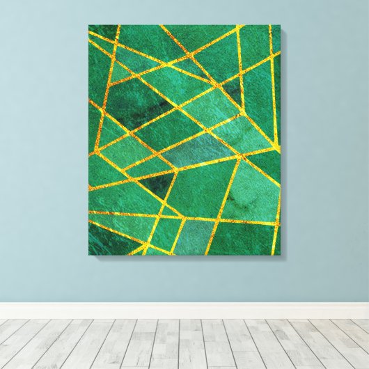 Abstract Nr. 245 Canvas Afdruk (Insitu (Houten vloer))