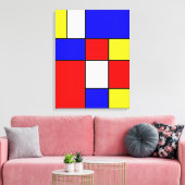 Abstract Nr. 414 Canvas Afdruk (Insitu (Woonkamer))