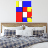 Abstract Nr. 414 Canvas Afdruk (Insitu (Slaapkamer))