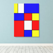 Abstract Nr. 414 Canvas Afdruk (Insitu (Houten vloer))