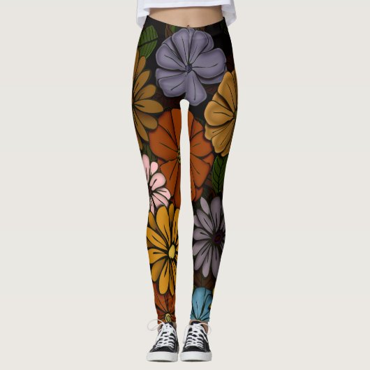 Abstract nr. 418 leggings (Voorkant)