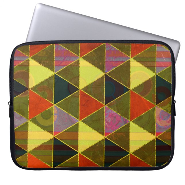 Abstract nr. 474 laptop sleeve (Voorkant)