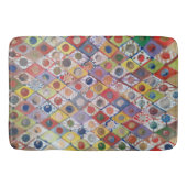 Abstract nr 4 spelen als kinderen Schilderen Badmat (Voorkant)