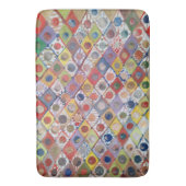 Abstract nr 4 spelen als kinderen Schilderen Badmat (Voorkant Verticaal)