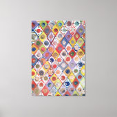 Abstract nr 4 spelen als kinderen Schilderen Canvas Afdruk (Voorkant)