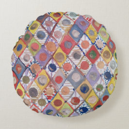 Abstract nr 4 spelen als kinderen Schilderen Rond Kussen