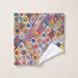 Abstract nr 4 spelen als kinderen Schilderen Washandje