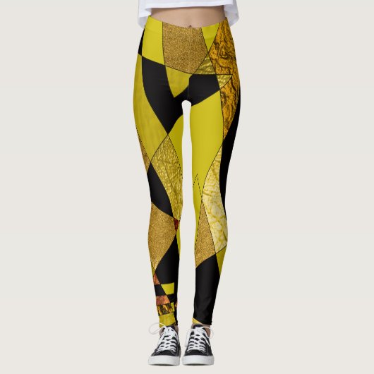 Abstract nr. 508 leggings (Voorkant)