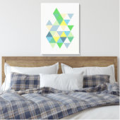 Abstract nr. 589 canvas afdruk (Insitu (Slaapkamer))