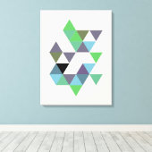 Abstract Nr. 589 Canvas Afdruk (Insitu (Houten vloer))
